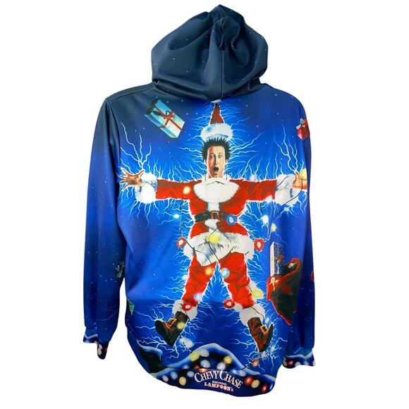 National Lampoon Christmas Vacation Clark Griswold Sweater Chevy Chase XL 23x29 - Picture 2 of 10